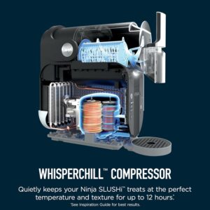 Ninja SLUSHi with RapidChill Technology, 88 oz. Frozen Drink & Slushie Machine, 5 Preset Programs, Margaritas, Frappés, and More, Premium Accents, Black, FS301 - Image 12