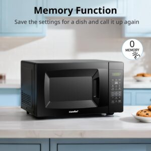 COMFEE' EM720CPL-PMB Countertop Microwave Oven with Sound On/Off, ECO Mode and Easy One-Touch Buttons, 0.7cu.ft, 700W, Black - Image 9