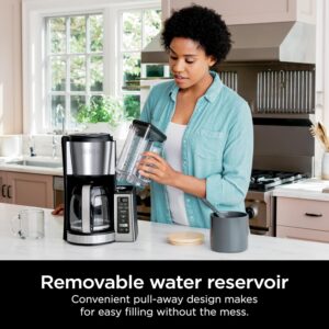 Ninja 12-Cup Programmable Coffee Brewer, 2 Brew Styles, Adjustable Warm Plate, 60oz Water Reservoir, Delay Brew - Black/Stainless Steel - Image 4