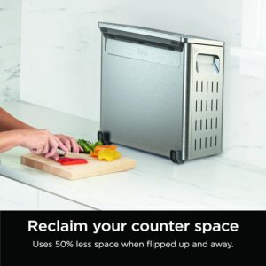 Ninja Air Fryer Toaster Oven Combo | 8-in-1 Functionality | Flip Up & Away for Storage Space | Air Fry Basket, Sheet Pan, Wire Rack & Removable Crumb Tray |1800 Watt | Stainless Steel | SP151 - Image 3