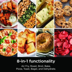 Ninja Air Fryer Toaster Oven Combo | 8-in-1 Functionality | Flip Up & Away for Storage Space | Air Fry Basket, Sheet Pan, Wire Rack & Removable Crumb Tray |1800 Watt | Stainless Steel | SP151 - Image 5