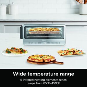 Ninja Air Fryer Toaster Oven Combo | 8-in-1 Functionality | Flip Up & Away for Storage Space | Air Fry Basket, Sheet Pan, Wire Rack & Removable Crumb Tray |1800 Watt | Stainless Steel | SP151 - Image 10
