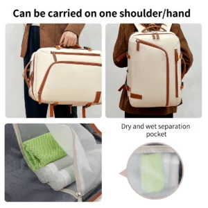 Backpack Unisex New Simple Business Computer Backpack Outdoor Large Capacity Travel Bag Student School Bag Boys - Image 5