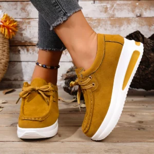 Spring/Autumn Sneakers Women Running Shoes Outdoor Breathable Lace-up Thick Bottom Casual Comfortable Shoe Large Size 36~43 - Image 4