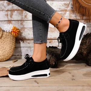 Spring/Autumn Sneakers Women Running Shoes Outdoor Breathable Lace-up Thick Bottom Casual Comfortable Shoe Large Size 36~43 - Image 5