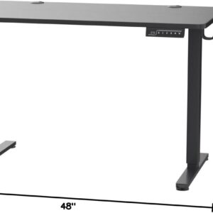 ErGear Height Adjustable Electric Standing Desk, 48 x 24 Inches Sit Stand up Desk, Memory Computer Home Office Desk, Black - Image 7