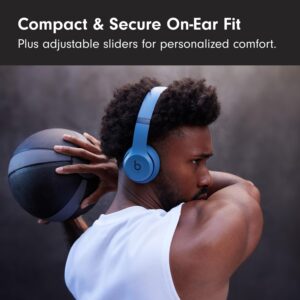 Beats Solo 4 - Wireless On-Ear Bluetooth Headphones, Up to 50-Hour Battery Life, Ultra-Lightweight Comfort, Powerful and Balanced Sound, Apple & Android Compatible - Slate Blue - Image 3