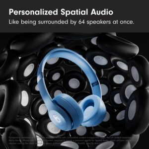 Beats Solo 4 - Wireless On-Ear Bluetooth Headphones, Up to 50-Hour Battery Life, Ultra-Lightweight Comfort, Powerful and Balanced Sound, Apple & Android Compatible - Slate Blue - Image 4