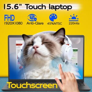Dell Laptop 15 LDC15250 Touchscreen, Intel i5-1334U(10-Core), 20GB RAM, 512GB SSD, 15.6 FHD Anti-Glare Display for Business & Students, Windows 11 Pro, Windows Copilot - Image 3