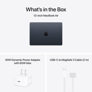 Apple 2026 MacBook Air 13-inch Laptop with M5 chip: Built for AI, 13.6-inch Liquid Retina Display, 16GB Unified Memory, 512GB SSD, 12MP Center Stage Camera, Touch ID, Wi-Fi 7; Midnight - Image 7