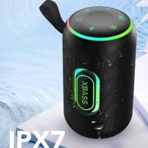 Portable Bluetooth Speaker, Bluetooth 5.4 Speaker, 30W Dual Speaker, 2.0 Channel, Deep Bass, 30H Playtime, Colorful RGB Lights, IPX7 Waterproof, TWS pairing for Outdoor/Home/Party/Travel, Gift Ideas - Image 6
