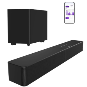 ULTIMEA Sound Bar with Wireless Subwoofer, 240W Peak Power, VoiceMX & BassMX, App Control, 2.1ch Soundbar for Smart TV, Adjustable Bass, HDMI, Optical, Bluetooth 6.0, Poseidon M30 (2026 Model) - Image 1