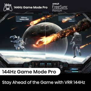 Hisense 100 Inch 4K 144Hz QLED VIDAA Dolby Atmos HDR VRR PRO-Full Array Local Dimming,Dolby Vision Atmos,Freesync, Subwoofer,Youtube Netflix Disney+ Shahid E7N PRO 100E7N PRO (2024 NEW) - Image 10