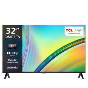 TCL 32 Inch LED HDR Full Frameless Smart TV, Android TV, Google Assistant, Dolby Audio Sound, Netflix, Youtube, Google Play Store, 32S5400AF - (2024 Model) - Image 1