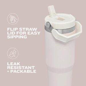Stanley IceFlow 2.0 Flip Straw Tumbler with Handle 30 oz | Twist On Lid and Flip Up Straw | Leak Resistant Water Bottle | Insulated Stainless Steel | BPA-Free | Dried Pine - Image 7