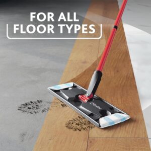 O-Cedar H2prO Flat Mop System | Quick Cleaning Tool | Clean with Water | Machine Washable Reusable Microfiber Mop Pad | Safe on Wood Floors, Vinyl, Tile, Baseboards, Walls - Image 10