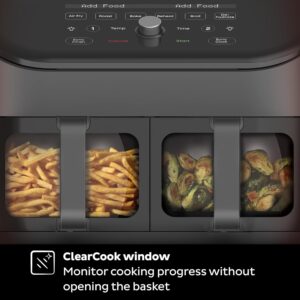 Instant Pot Vortex Plus XL 8QT ClearCook Air Fryer, Clear Windows, Custom Programming, 8-in-1 Functions that Crisps, Broils, Roasts, Dehydrates, Bakes, Reheats, from the Makers of Instant Pot, Black - Image 6