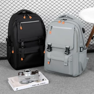 Backpack for Travelling Bagpack Mens Business Back Packs Laptop Travel Backpack Bag With USB Charging Port - Image 3