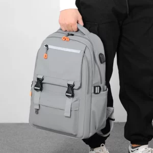 Backpack for Travelling Bagpack Mens Business Back Packs Laptop Travel Backpack Bag With USB Charging Port - Image 5