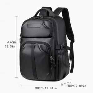 Business backpack, laptop backpack, travel bag, black, large capacity, suitable for different scenarios - Image 5