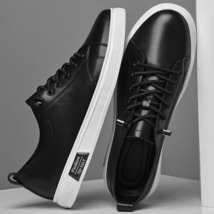 Casual Shoes, Cowhide Sports Shoes, Flat Shoes, Classic Men's Casual Shoes, Spring and Autumn New Styles, Trendy Casual Shoes - Image 6