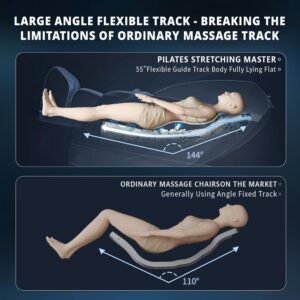 4D Massage Chair Full Body, 166° Flexible Track, 18 Modes, 11Technique, 36 Airbag Massage, with Yoga Stretch, Foot Massage, Zero Gravity Massage Recliner - Image 4