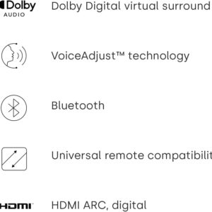 Polk Audio Signa S2 Sound Bar for Smart TV with Subwoofer, Wireless – Exclusive VoiceAdjust Technology, Ultra-Slim Design, Works with 4K & HD TVs, HDMI & Optical, Bluetooth, Wireless Streaming - Image 7
