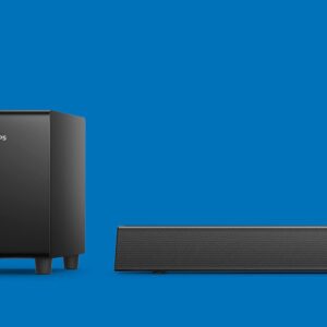Philips B5306 2.1 Channel Soundbar with Wireless Subwoofer - Bluetooth, HDMI ARC, Roku TV Ready, 40W Max Power, Black - Image 5