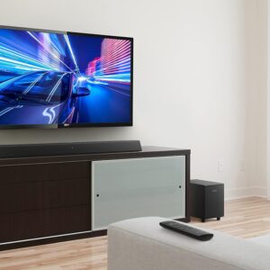Philips B5306 2.1 Channel Soundbar with Wireless Subwoofer - Bluetooth, HDMI ARC, Roku TV Ready, 40W Max Power, Black - Image 7