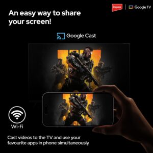 IMPEX 50 Inch Smart Google QLED TV, 4K Ultra HD Television, Dolby Audio, Voice Control Remote, WiFi & Bluetooth, HDMI ARC, 2GB RAM 16GB ROM, Wall Mount, DVB T2/S2, 2 Years Warranty, evoQ 50S4QLC2R120 - Image 4