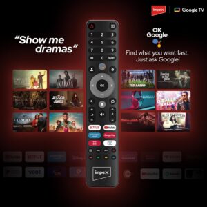IMPEX 50 Inch Smart Google QLED TV, 4K Ultra HD Television, Dolby Audio, Voice Control Remote, WiFi & Bluetooth, HDMI ARC, 2GB RAM 16GB ROM, Wall Mount, DVB T2/S2, 2 Years Warranty, evoQ 50S4QLC2R120 - Image 6