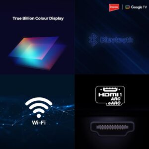 IMPEX 50 Inch Smart Google QLED TV, 4K Ultra HD Television, Dolby Audio, Voice Control Remote, WiFi & Bluetooth, HDMI ARC, 2GB RAM 16GB ROM, Wall Mount, DVB T2/S2, 2 Years Warranty, evoQ 50S4QLC2R120 - Image 7