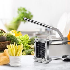 French Fry Cutter, Sopito Professional Potato Cutter Stainless Steel with 1/2-Inch Blade Great for Potatoes Carrots Cucumbers - Image 8