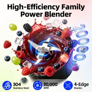 Blenders and Food Processor Combo for Kitchen, 13Pcs 4 in 1 Blender for Shakes and Smoothies,17oz Meat Grinder baby food&10oz Spice Grinder 42oz Family&24oz to-go Cups,Dishwasher Safe,Silver - Image 8