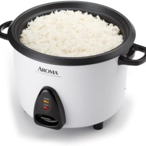 AROMA Rice Cooker, 10-Cup (Uncooked) / 20-Cup (Cooked), Steamer, Auto Keep Warm, Soup Maker, Oatmeal Cooker, Large Rice Cooker, 5 Qt, White, ARC-360-NGP - Image 6