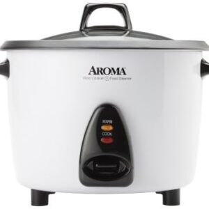 AROMA Rice Cooker, 10-Cup (Uncooked) / 20-Cup (Cooked), Steamer, Auto Keep Warm, Soup Maker, Oatmeal Cooker, Large Rice Cooker, 5 Qt, White, ARC-360-NGP - Image 7