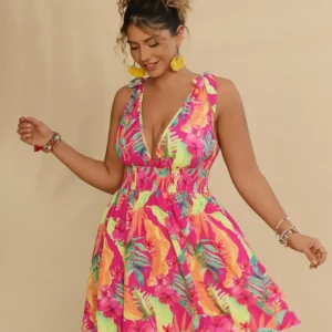 Elegant Ladies' Sensual Vacation-Style Dress Women's Fashionable Casual Maxi Dress - Image 5
