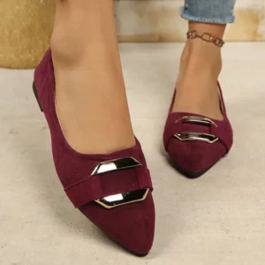 Spring and Autumn Elegant Pointed Sexy Low Heel Casual Shoes Fashionable Best Selling New Comfortable Women's Single Shoes - Image 3