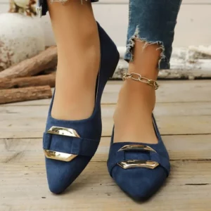 Spring and Autumn Elegant Pointed Sexy Low Heel Casual Shoes Fashionable Best Selling New Comfortable Women's Single Shoes - Image 5