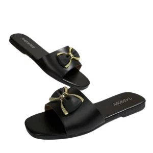 Ladies Flat Sandals Comfortable Fashionable Casual Slip-On Shoes Soft Breathable Design for Women's Footwear - Image 4