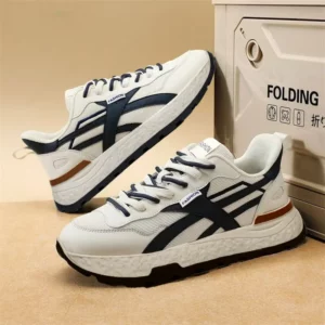 Spring Autumn New Designer Sneakers for Man Fashion Lace Soft Sole Sports Shoes Male Lace Mesh Casual Platform Shoes Man - Image 2