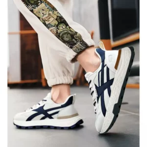 Spring Autumn New Designer Sneakers for Man Fashion Lace Soft Sole Sports Shoes Male Lace Mesh Casual Platform Shoes Man - Image 4