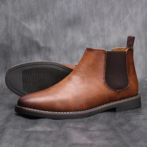 40~46 Men Chelsea Boots Brand Retro Comfortable Fashion Men Boots - Image 3