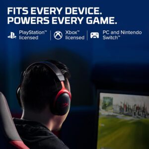 HyperX Cloud II Gaming Headset - 7.1 Surround Sound - Memory Foam Ear Pads - Durable Aluminum Frame - Multi Platform Headset - Works with PC, PS4, PS4 PRO, Xbox One, Xbox One S - Red-4P5M0AA - Image 6