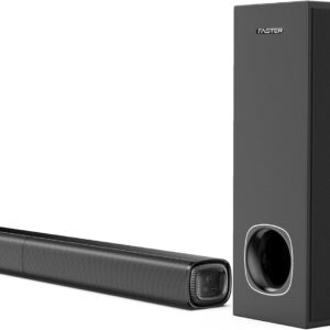 Faster XB7000 2.1 CH Home Theater Soundbar - 80W Output with Subwoofer - Deep & Thrilling Bass, Bluetooth, HDMI(ARC), Optical, AUX, USB, Remote & Wall Mounting - Perfect for TV, PC & Wide Screens - Image 3