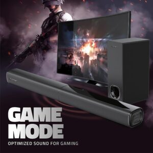 Faster XB7000 2.1 CH Home Theater Soundbar - 80W Output with Subwoofer - Deep & Thrilling Bass, Bluetooth, HDMI(ARC), Optical, AUX, USB, Remote & Wall Mounting - Perfect for TV, PC & Wide Screens - Image 6