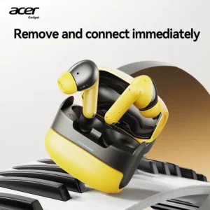 Acer Ohr548 Wireless Bluetooth Headphones with In-Ear Design, Anc Call Noise Reduction, Charging Case, Stereo Sound Effect, Low Latency for Gaming, Comfortable Fit for Sports, Running, and Fitness - Image 6