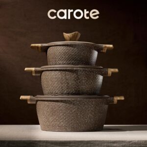 CAROTE 26PCS Pots and Pans Set Non Stick, Cookware Set Pots and Pans Induction Cook Ware, Nonstick Kitchen Cooking, PFOA Free - Image 9