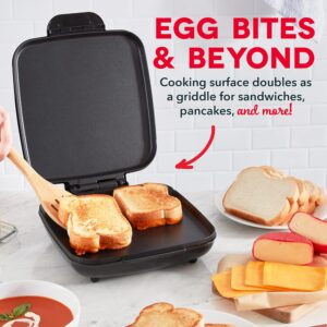 Dash Family Size Egg Bite Maker - Electric Egg Bite Maker with Non-Stick Silicone Cups - Space-Saving Design & Quick Cleanup - Make Sandwiches, Healthy Snacks & Desserts - 9 Servings, Black - Image 4