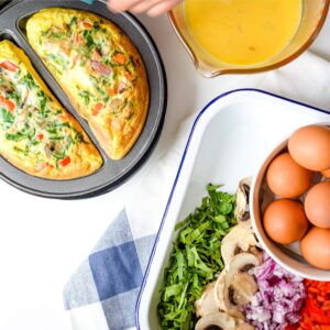 Holstein Housewares Stainless Steel 2 Section Omelet & Frittata Maker, Non Stick Coating, Easy To Clean, Indicator Lights, Compact Storage, Prepare Versatile Recipes in Minutes. 2 Portions, Teal - Image 8